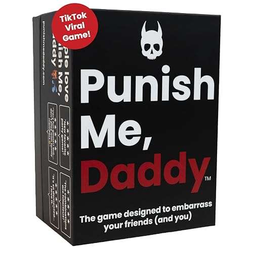 Punish Me, Daddy Card Game for Adults - Embarrassing Party Funniest Party Game for Adults - Great College, Bachelor or Bachelorette Game - Fun Adult Party Game - 18+ Version