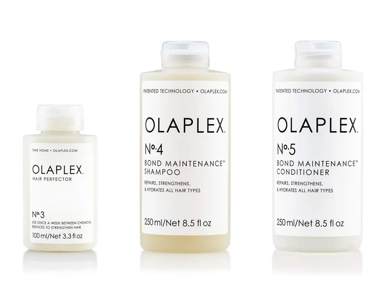 Olaplex Set - Olaplex Bond Maintenance Shampoo No 4 (250ml) + Olaplex Bond Maintenance Conditioner No 5 (250ml) + Olaplex Hair Perfector No 3 (100ml)