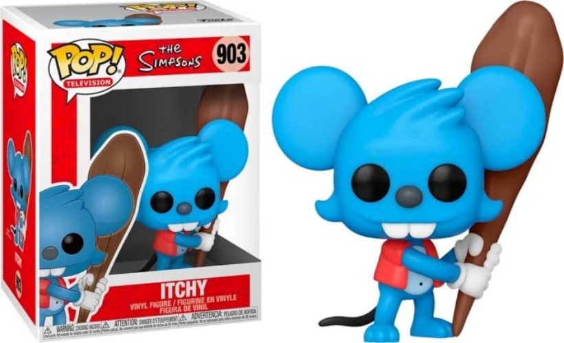 Funko POP Animation: Simpsons - Itchy,Multicolor,Standard