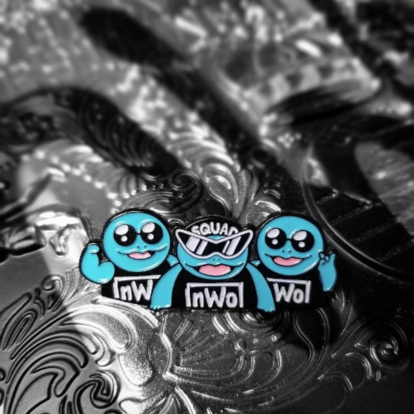 Squirtle World Order enamel pin