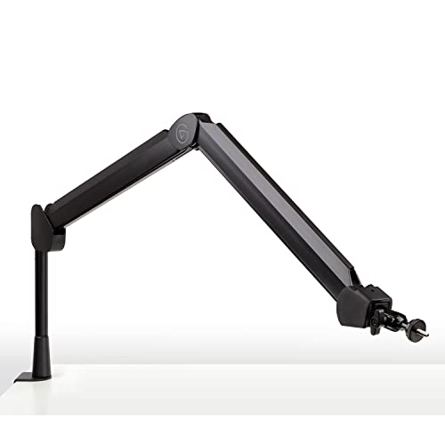 Elgato Wave Mic Arm - Premium Broadcasting Boom Arm with Cable Management Channels, Desk Clamp, 1/4" Thread Adapters, Fully Adjustable, perfect for Podcasts, Streaming, Gaming, Home Office, Recording - Mic Arm - High Rise - Black