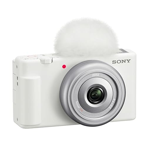 Sony ZV-1F Vlog Camera for Content Creators and Vloggers White - White - Camera Only