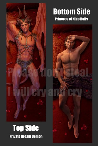 Devil Lovers Body Pillow Cover