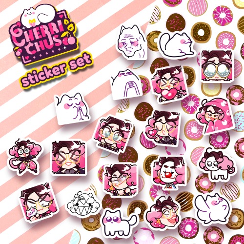Cherri Emote Sticker Set