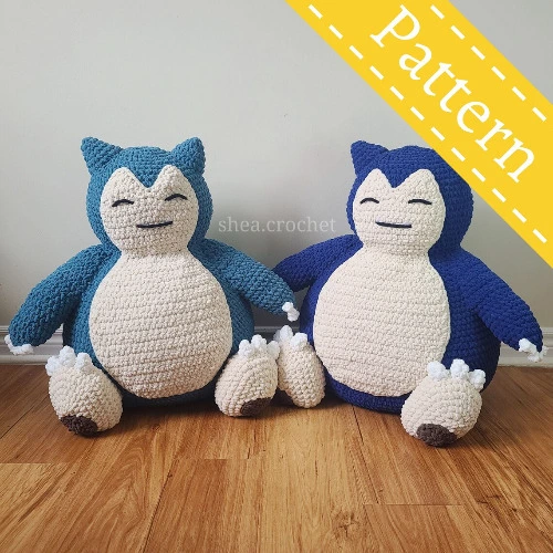 Snorlax crochet pattern by sheacrochetxx