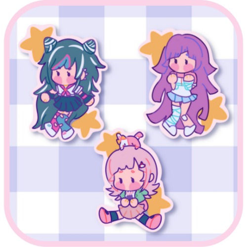 danganronpa stickers - Chiaki