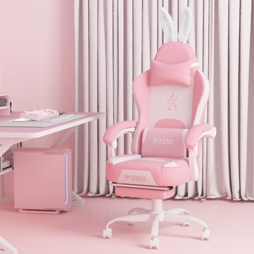 Pink gaming chair