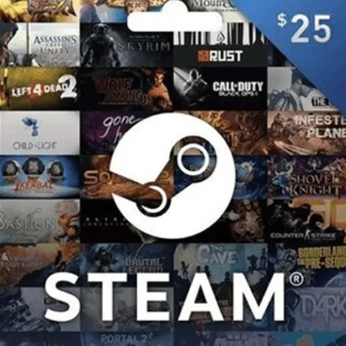 Steam Gift Card - $25