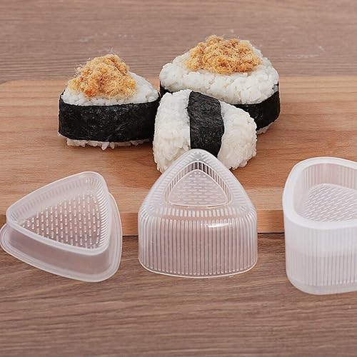 Kelistiny 6Pcs Triangle Sushi Mold 2 Size 