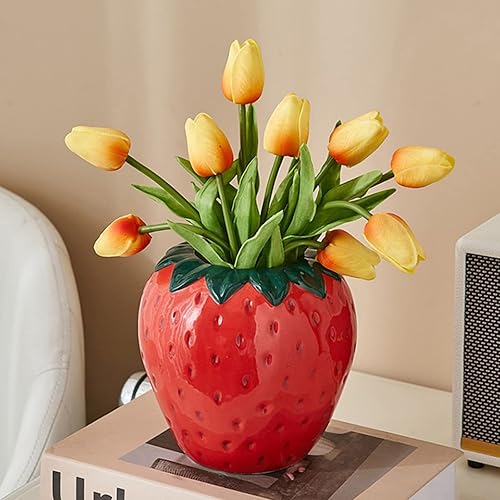 Strawberry Shaped Flower Vase