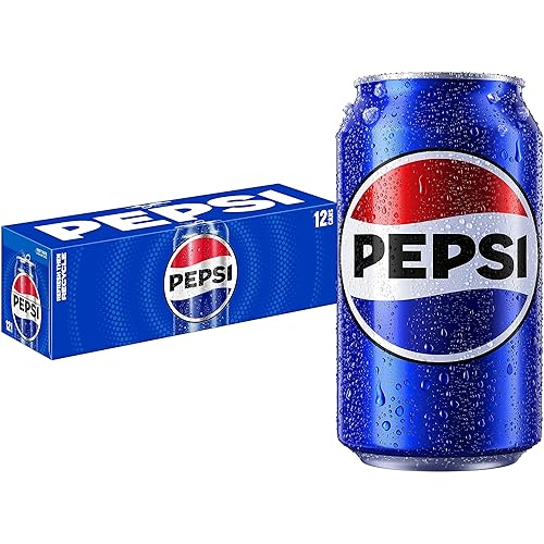Pepsi Cola Soda, 12 Fl Oz Cans (Pack of 12) - Original - 12 Fl Oz (Pack of 12)