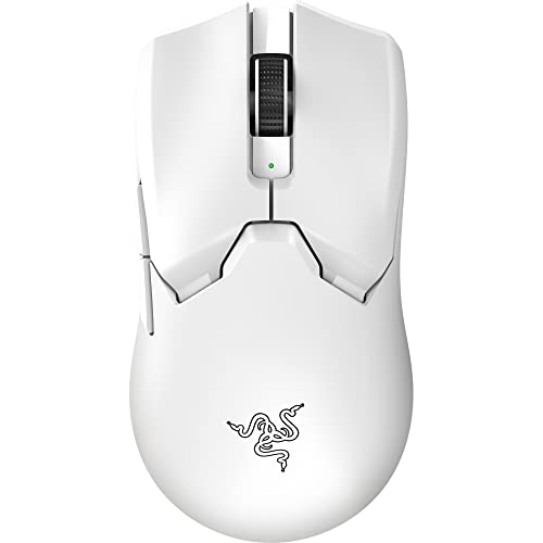 Razer Viper V2 Pro HyperSpeed Wireless Gaming Mouse: 59g Ultra-Lightweight - Optical Switches Gen-3-30K Optical Sensor - On-Mouse DPI Controls - 80hr Battery - USB Type C Cable Included - White - White