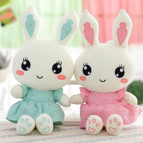 Sweet Bunny Plush - Set of 2