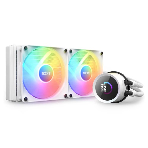 NZXT Kraken RGB 240 White Simple Water Cooling CPU Cooler RL-KR240-W1 FN1870 - 240mm - white