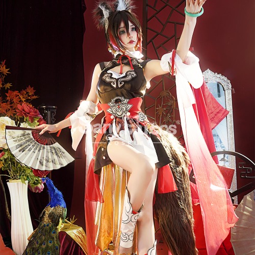 【48H To Ship】Game Honkai: Star Rail Cosplay Xianzhou Alliance Tingyun Cosplay Costume Premium Edition - XL