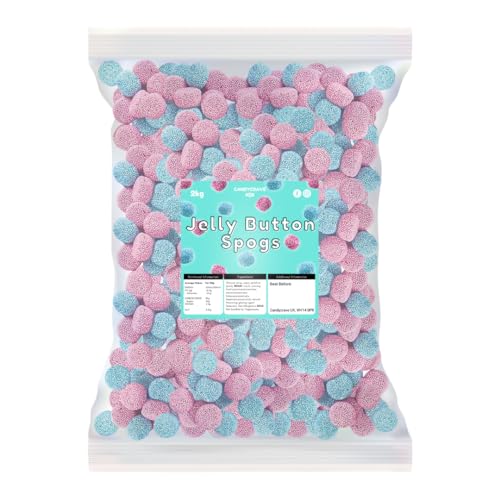 Candycrave - Jelly Buttons Spogs 2kg Bulk Bag