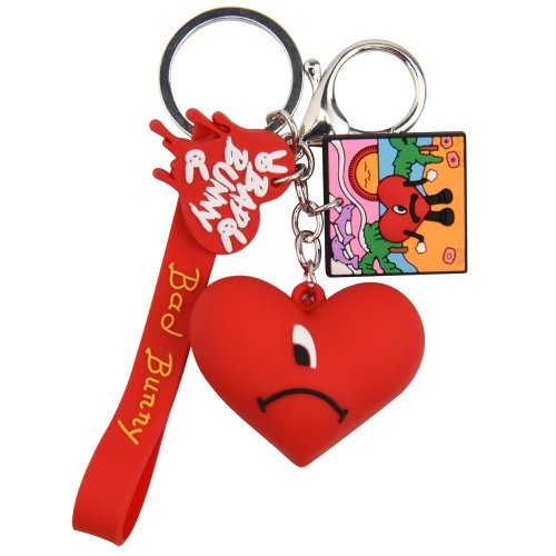 Women Men Kids Girls Boys Cute Heart Keychain - Colorful Keychains Easy to Carry
