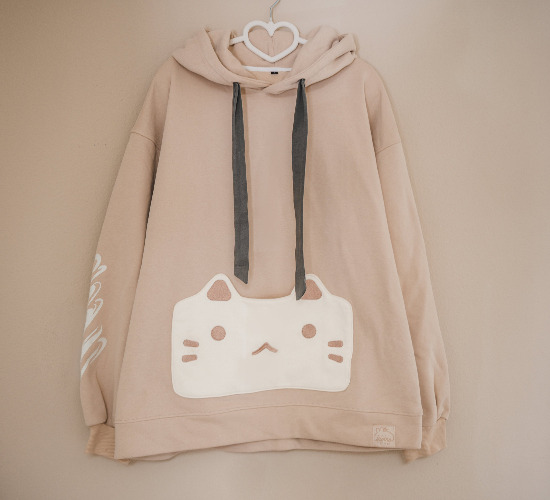 Latte Oversized Hoodie | L