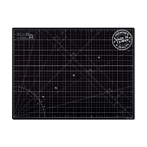 Elan Cutting Mat A2 Black and Taupe, 5-Ply Craft Mat, Self Healing Cutting Mat 24x18, Craft Cutting Board, Art Mat, Imperial Sewing Mat, Quilting Mat, Hobby Mat, for Sewing, Quilting supplies