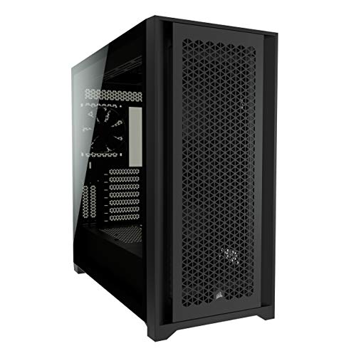 Corsair 5000D Airflow Tempered Glass Mid-Tower ATX PC Case - Black - Black
