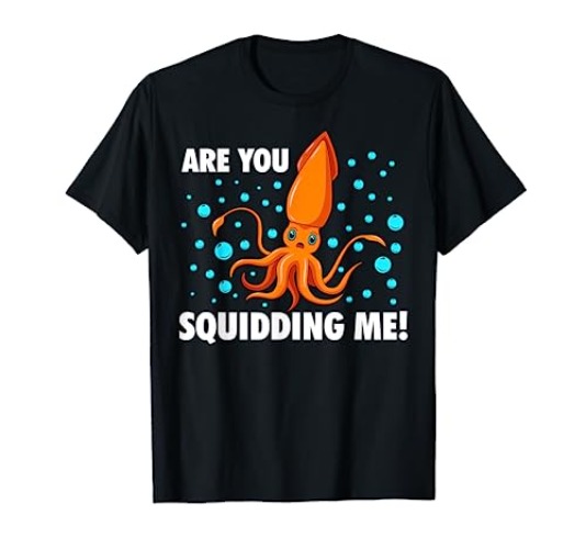 Cool Squid For Men Women Kids Zoologist Octopus Fish Animal T-Shirt - Kids - Royal Blue - 12 Years
