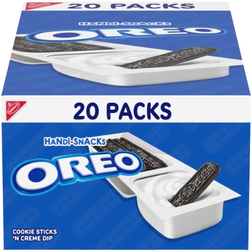 Handi-Snacks OREO Cookie Sticks 'N Creme Dip Snack Packs, 20 Snack Packs