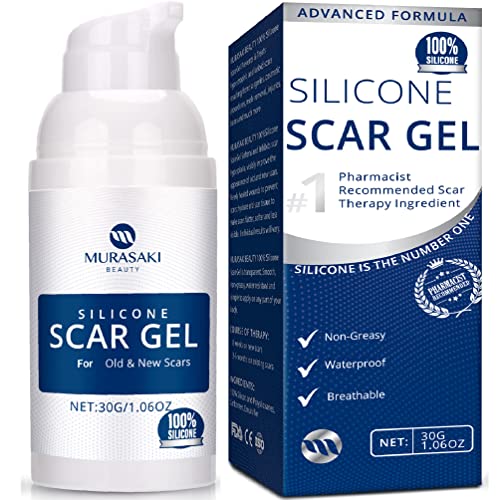 100% silicone scar gel Scar Cream Use on Old and New Scars - Face and Body for Women and Men