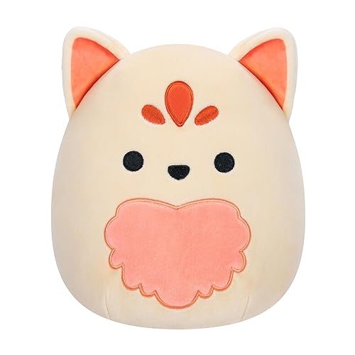 Squishmallows Original Adopt Me! 8-Inch Kitsune Plush - Little Ultrasoft Official Jazwares Plush - Exclusive Virtual Item Code Included - Kitsune