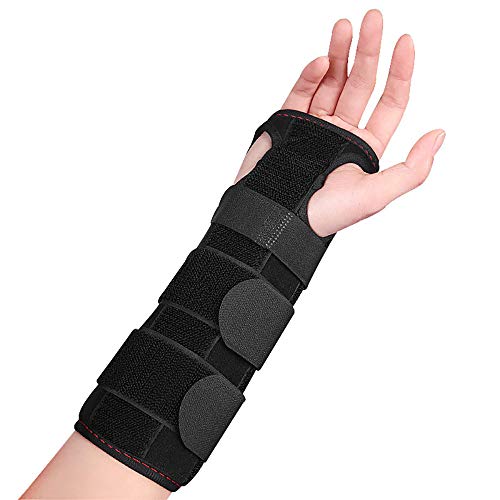Offtrte Carpal Tunnel Splint, Wrist Brace for Men&Women, Adjustable Compression Wrist Support for Right and Left Hands for Wrist Pain Relief, Tendonitis, Arthritis, Sprains (Black) - Black