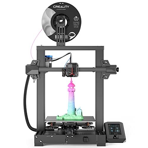 Creality Ender 3 V2 Neo 3D Drucker mit CR Touch Autonivellierung, Vollmetall-Extruder, PC-Federstahlplattform 220×220×250mm, 3D-Drucker für Einsteiger - 220×220×250mm