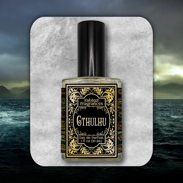 CTHULHU Eau de Parfum, Katrafay, Yarrow, Verbena, Ocean Water, Musk, Guaiac Wood, Seaweed, Agarwood Oud, Lovecraft, TAT 4-5 Biz Days