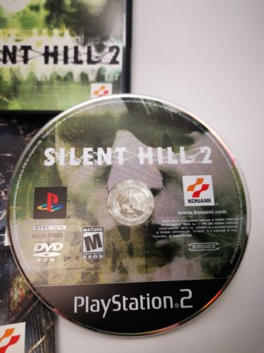 Silent Hill 2 (PlayStation 2, 2001) Complete Authentic Black Label Manual 83717200253 | eBay