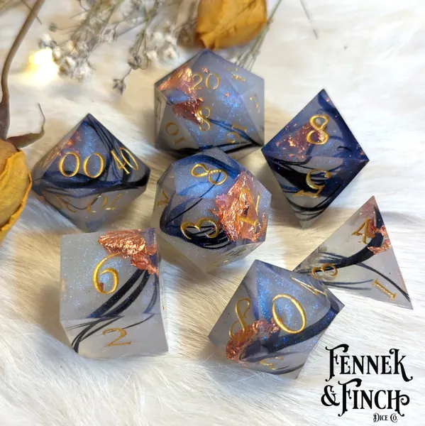 Feather Fall Dice Set