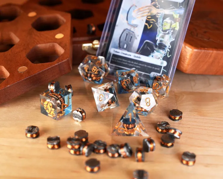 GN 'Inductor' Full Tabletop and D&D Premium Dice Set