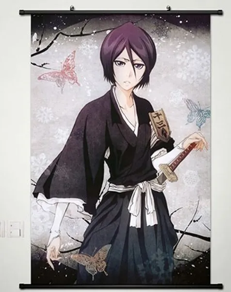Bleach Wall Scroll Poster Fabric Painting for Anime Kuchiki Rukia 215 L