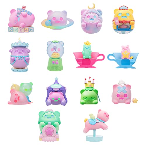 BEEMAI Ghost Bear Dreamy Land Series 12PC Random Design Cute Figures Desktop Ornament Collectible Toys Birthday Gifts (Whole Set) - Dreamy Land - Whole Set