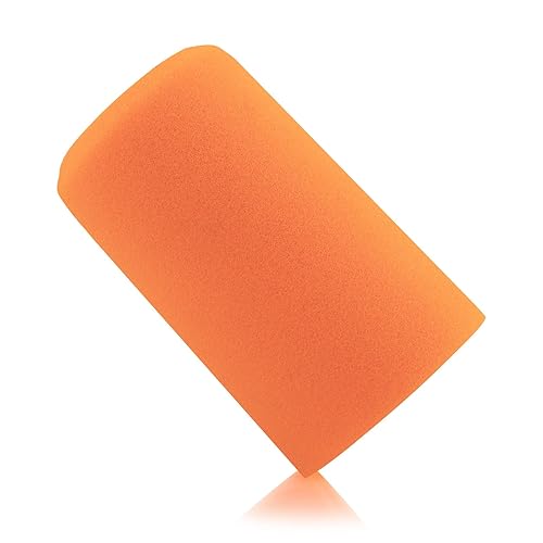 LEFXMOPHY Orange SM7B Pop Filter for Shure SM7B SM7dB Vocal Microphone RK345 Replacement Windscreen, Noise-cancellation Windsock Cover Wind Foam Cover