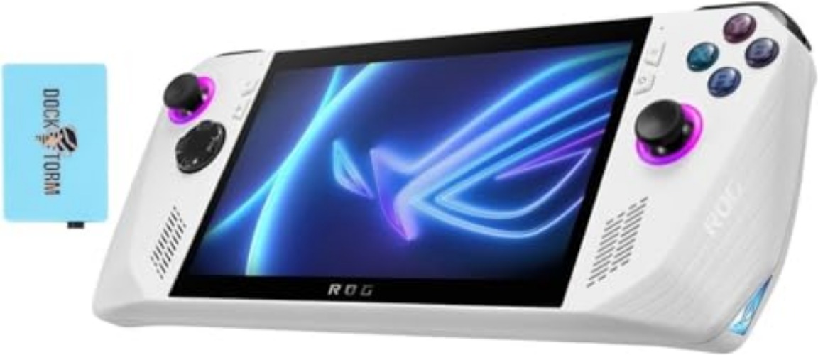 ASUS ROG Ally RC71L-ALLY.Z1X_512 White Laptop/Ryzen Z1 Extreme/16GB/512GB PCIe SSD/7 IPS Touch Full HD (1920x1080)/AMD Radeon/Windows 11 Home - 512GB SSD - Ryzen Z1 Extreme Processor