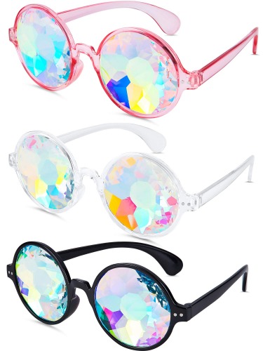 Kaleidoscope Rave Glasses