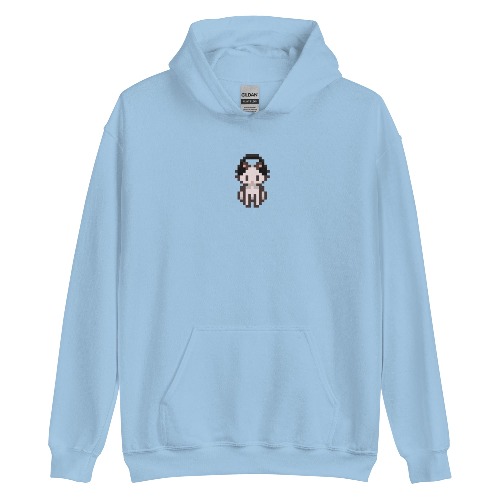Gamer Kitty | Unisex Hoodie | Cozy Gamer - Light Blue / L