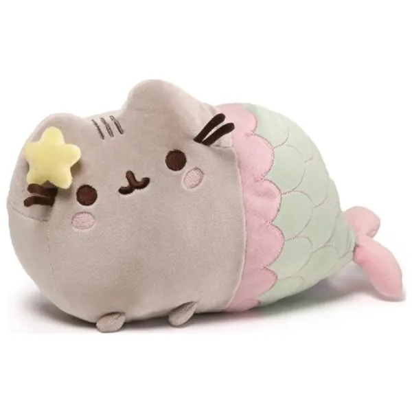 GUND Pusheen Mermaid with Star Plush Stuffed Animal Cat, 12"