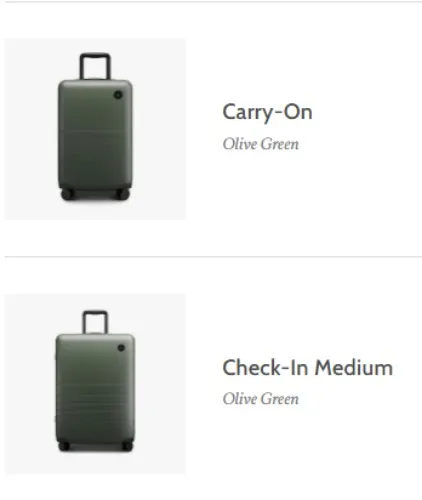 MONOS Luggage Set