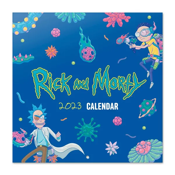 Official Rick And Morty Wall Calendar 2023 12" x 12" FSC®| 12 Month Planner | Square Wall Calendar 2023 | Family Planner Calendar 2023 | Rick And Morty Calendar 2023 | Rick and Morty Gifts