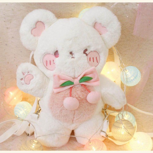 Peachy Bear Backpack