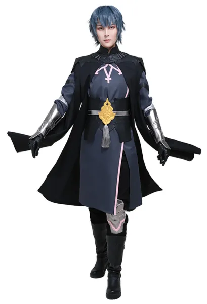 Fire Emblem Three Houses Byleth Male Main Protagonist Cosplay Costume Uniform