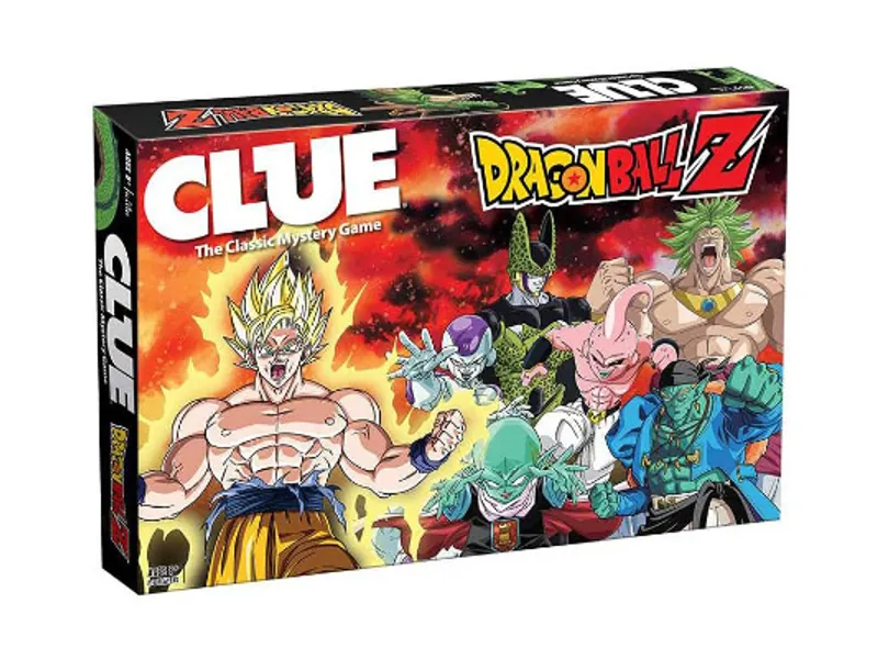 Dragon Ball Z CLUE Collectible Clue Board Game Featuring Anime Show | Officially-Licensed Game with Familiar Locations and Iconic Characters from Dragon Ball Show