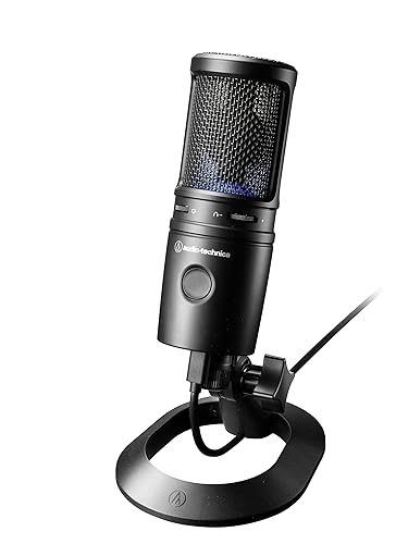 Audio-Technica AT2020USB-X Cardioid Condenser USB Microphone, Black - USB Microphone
