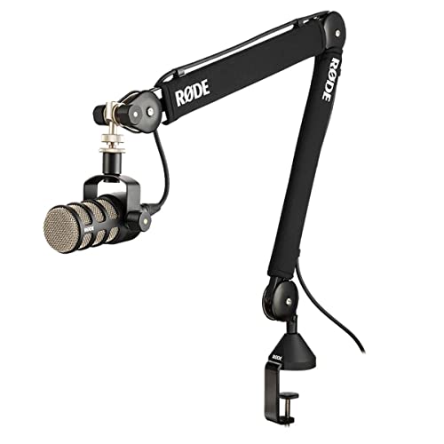 RØDE PSA1+ Professionelles Gelenkarmstativ für Studioanwendungen mit innovativem Federsystem, Neopren, Schwarz - PSA1+ - Schwarz
