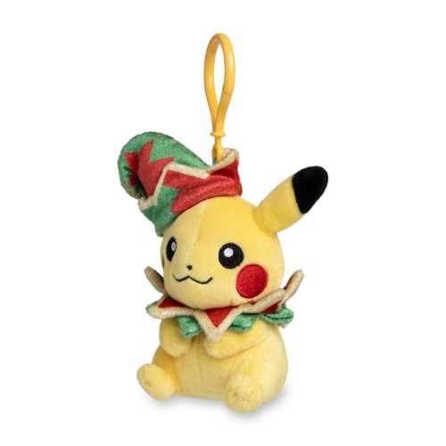 Pokémon Center: Pikachu Pokémon Holiday Workshop Plush Key Chain - 