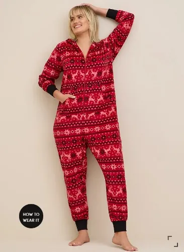 Fleece Full Length Lounge Onesie